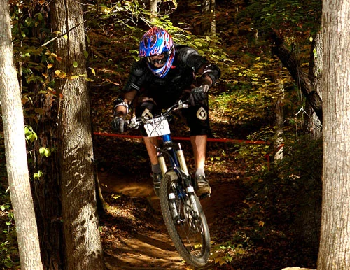 Downhill Mountain Biking downhill