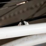 Zip Tie Hydraulic Brake Line On Mountain Bike