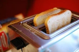 Toast Toaster Worn Out Legs from Riding