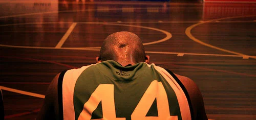 Benched Basketball Player