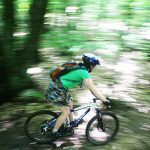 Woman Riding Mountain Bike