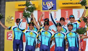 Team Astana - Team Time Trial Win - Lance Armstrong