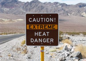 Extreme Heat Mountain Biking