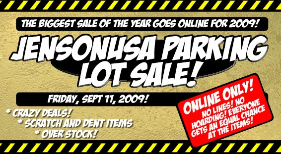 JensonUSA Parking Lot Sale JensonUSA Parking Lot Sale