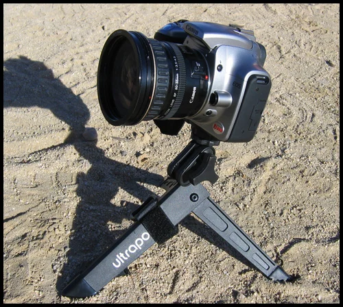 Canon DSLR on Ultrapod II