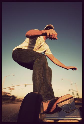 Skateboarding - Unique Picture Perspective