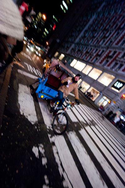 Bike Transport in Times Square