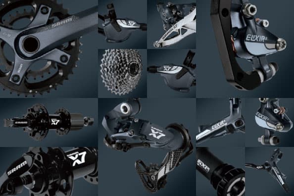 SRAM X7 10 Speed Mountain Bike Components