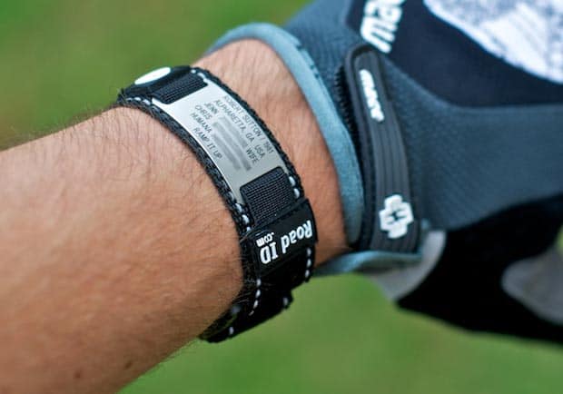 Cycling hot sale id bracelet