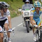 Andy Schleck and Alberto Contador