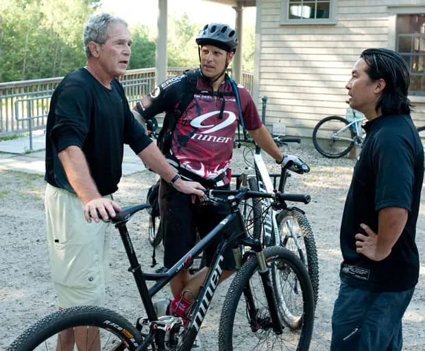Niner Bikes and Former President George W. Bush Niner Bikes and Former President George W. Bush