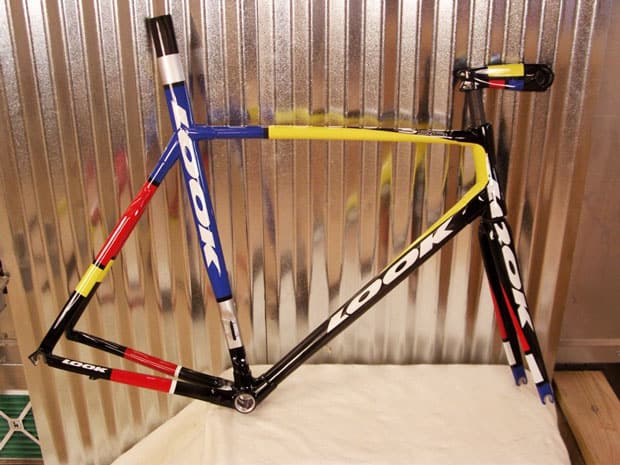 Liquid Painting on Bike Frames