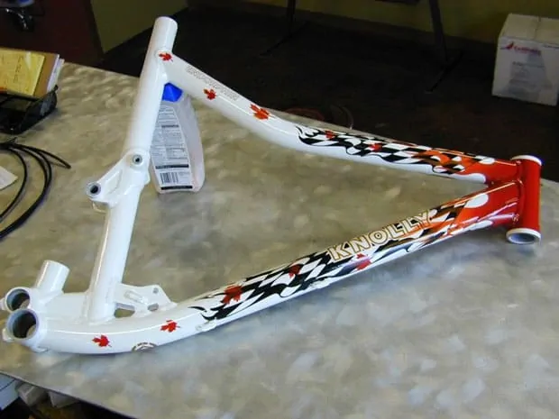Powder Coating on Bike Frames Powder Coating on Bike Frames