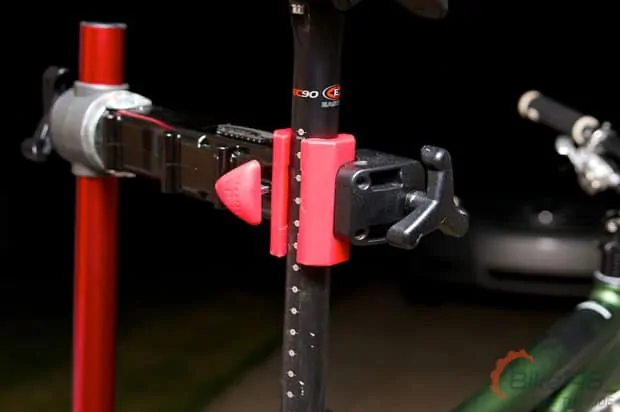 Seatpost Clamped on Pro-Elite Seatpost Clamped on Pro-Elite