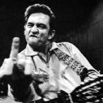 Johnny Cash Middle Finger