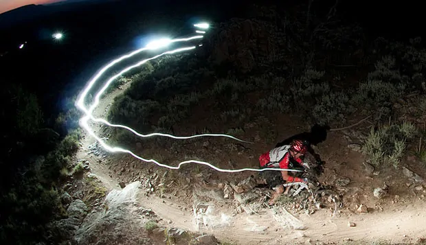 Night Mountain Biking