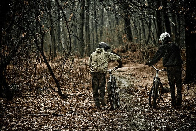 Dirty Mountain Bike Downhill