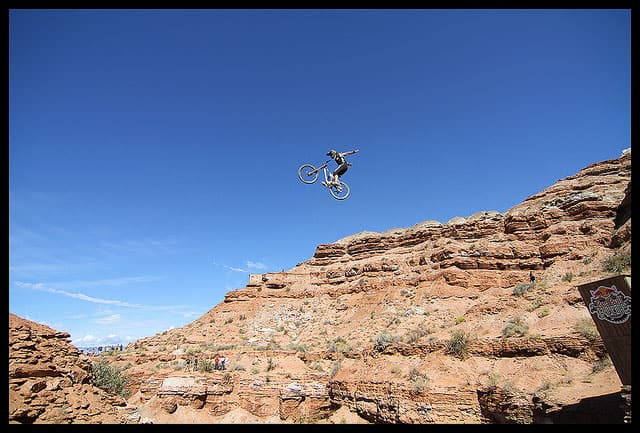 Extreme Redbull Mountain Biking