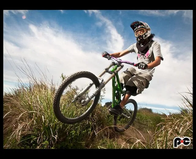 Extreme Downhill Mountain Biking