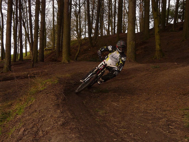 Mountain Biking Berm