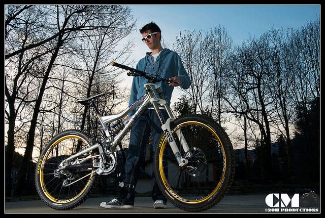 White Mongoose DH Bike