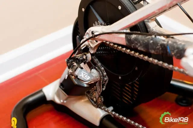 X.9 Derailleur On LeMond Revolution Trainer