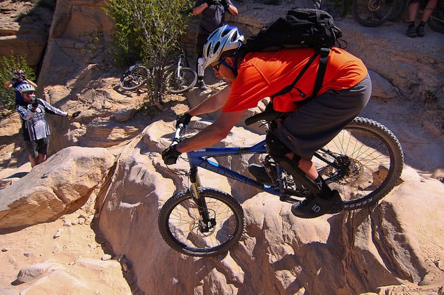 technical mountain biking