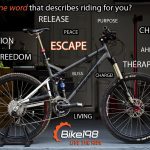Mountain Biking in One Word Mountain Biking in One Word